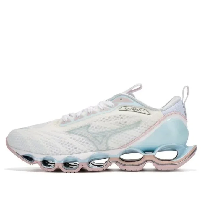 Mizuno Prophecy 11 Schokdemping Ademend Blauw Roze