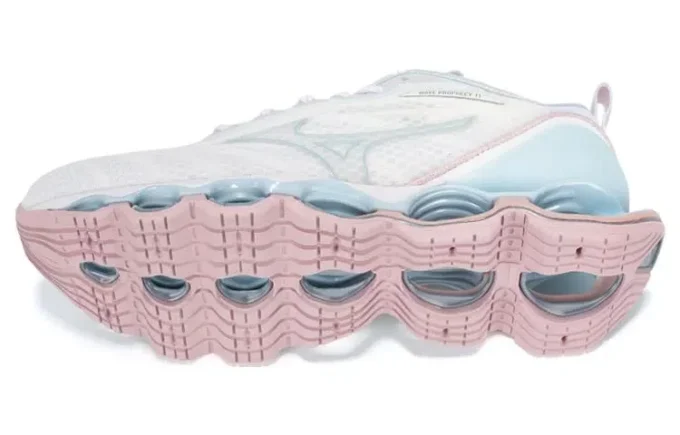 Mizuno Prophecy 11 Schokdemping Ademend Blauw Roze