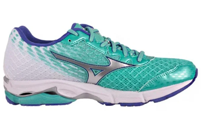 Mizuno Wave Rider 19 “Groen Zilver Blauw”