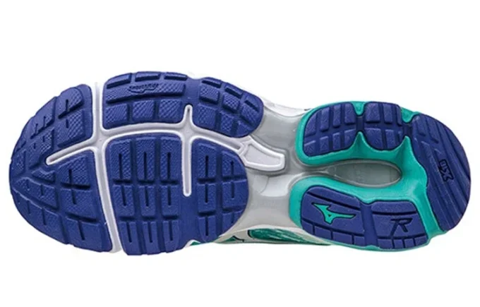 Mizuno Wave Rider 19 “Groen Zilver Blauw”