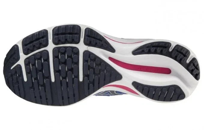 Mizuno Wave Rider 25 Waveknit Super Wide “Blauw Wit”