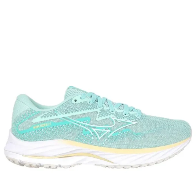 Mizuno Wave Rider 27 4E Wide “Mintgroen Wit”