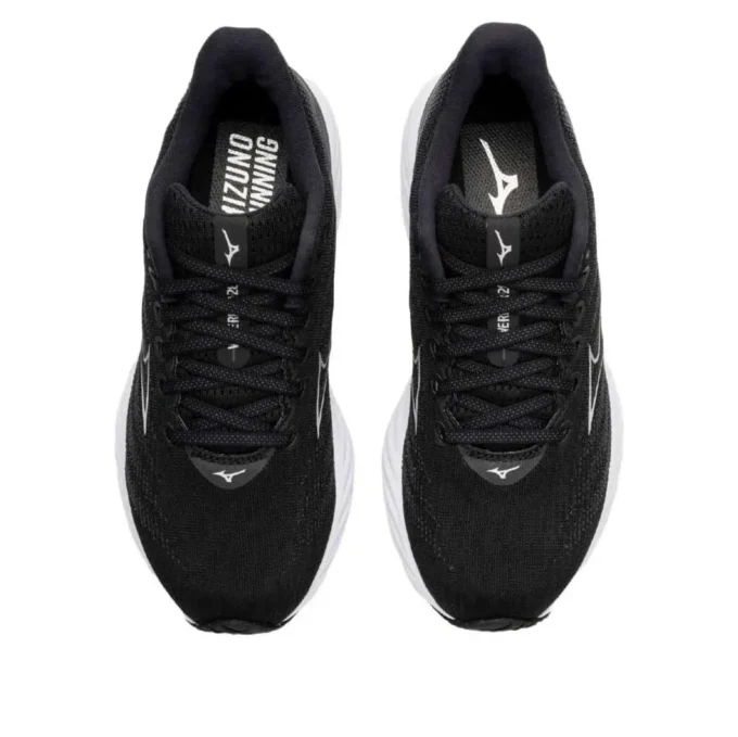 Mizuno Wave Rider 28 “Zwart Zilver Wit”