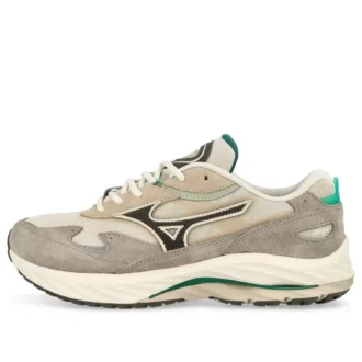 MIZUNO Wave Rider B “Lichtbeige Donkergrijs Mintgroen”