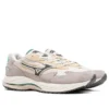 MIZUNO Wave Rider B “Lichtbeige Donkergrijs Mintgroen”