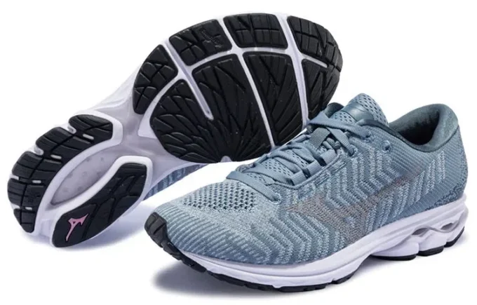 Mizuno Wave Rider Waveknit 3 “Grijsblauw”