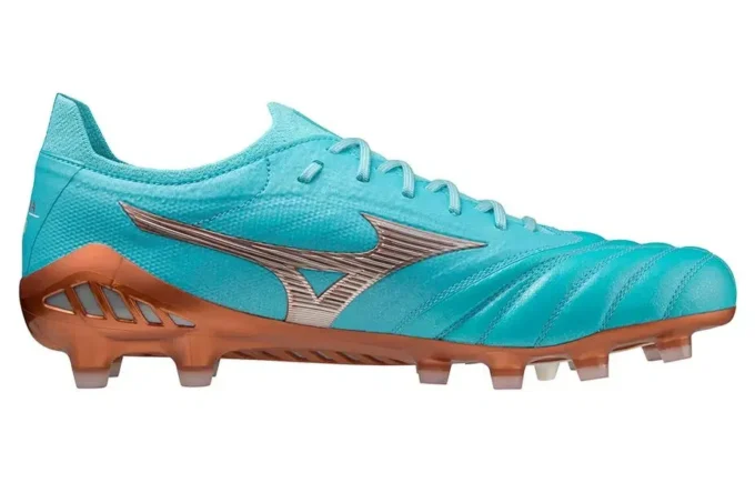 Morelia Neo III voetbalschoenen “Light Blue Copper”
