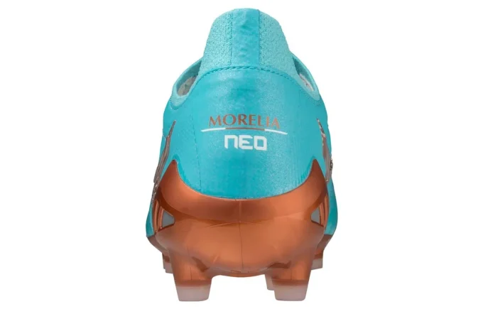 Morelia Neo III voetbalschoenen “Light Blue Copper”