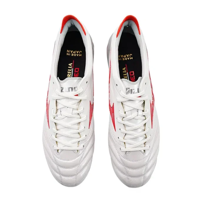 Morelia Neo4 IV Japan voetbalschoenen “Wit Rood”