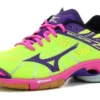 Wave Lightning Z Lichtgewicht slijtvaste volleybalschoenen Groen Paars