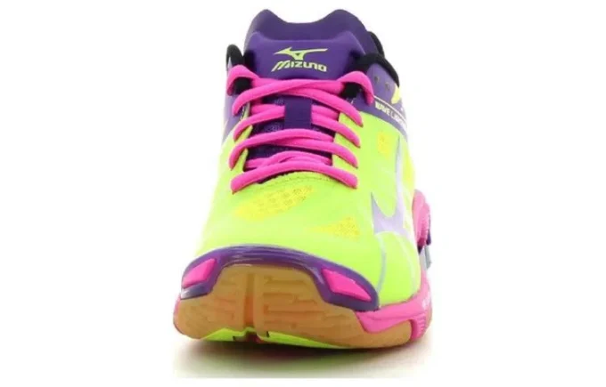 Wave Lightning Z Lichtgewicht slijtvaste volleybalschoenen Groen Paars