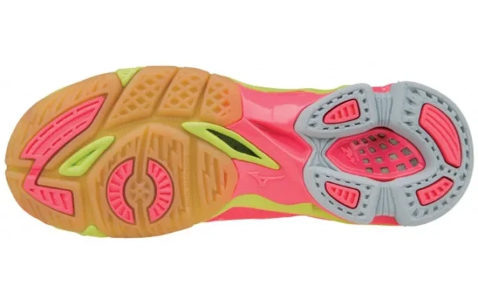 Wave Lightning Z Lichtgewicht slijtvaste volleybalschoenen Roze Zwart