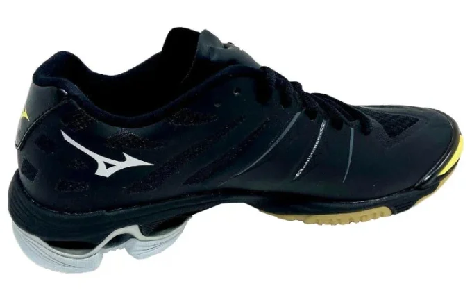 Wave Lightning Z Lichtgewicht slijtvaste volleybalschoenen Zwart Geel
