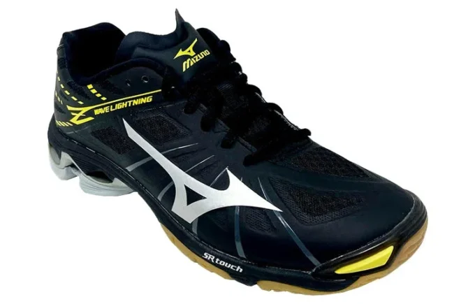 Wave Lightning Z Lichtgewicht slijtvaste volleybalschoenen Zwart Geel