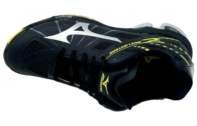 Wave Lightning Z Lichtgewicht slijtvaste volleybalschoenen Zwart Geel