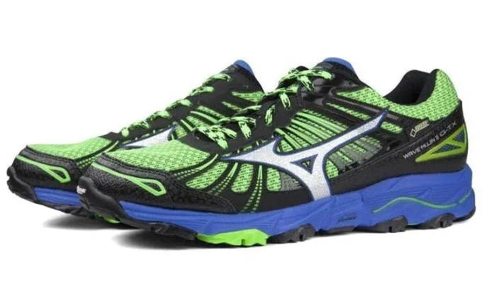 Wave Mujin 3 GTX lage schoenen Slijtvast Groen Blauw