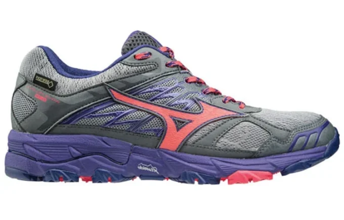 Wave Mujin 4 G-tx lage sneakers grijs paars roze