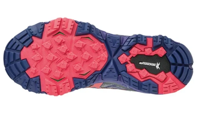 Wave Mujin 4 G-tx lage sneakers grijs paars roze